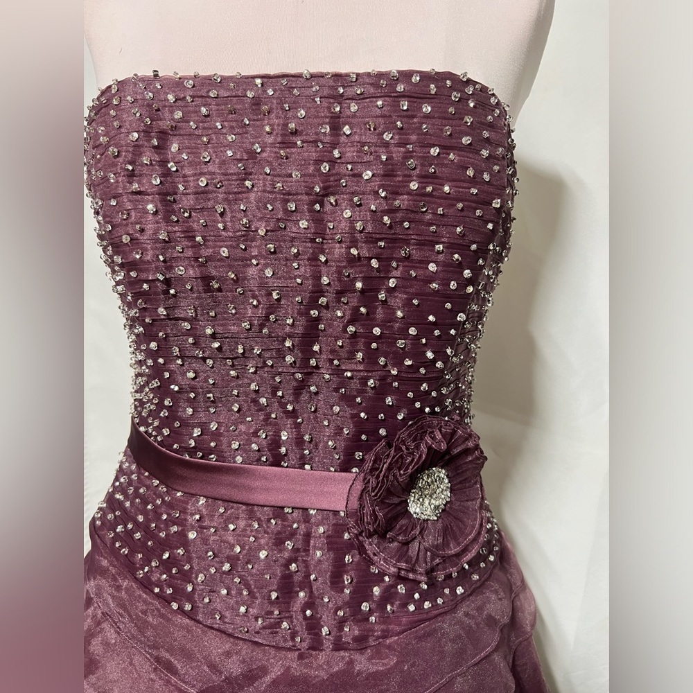 Camille La Vie strapless dress size 12 - Picture 5 of 5